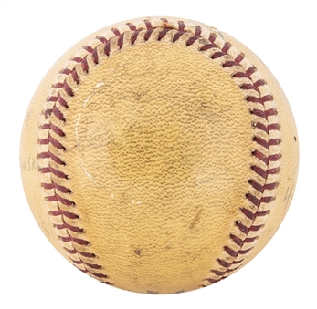 1965 Willie Mays Game Used & Signed Career HR#503 Home Run ONL Giles Baseball (MEARS, PSA/DNA & JSA) 